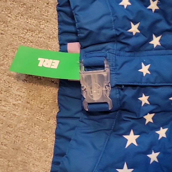 ERL WOVEN PUFFER TROUSERS BLUE - Picture 4 of 6